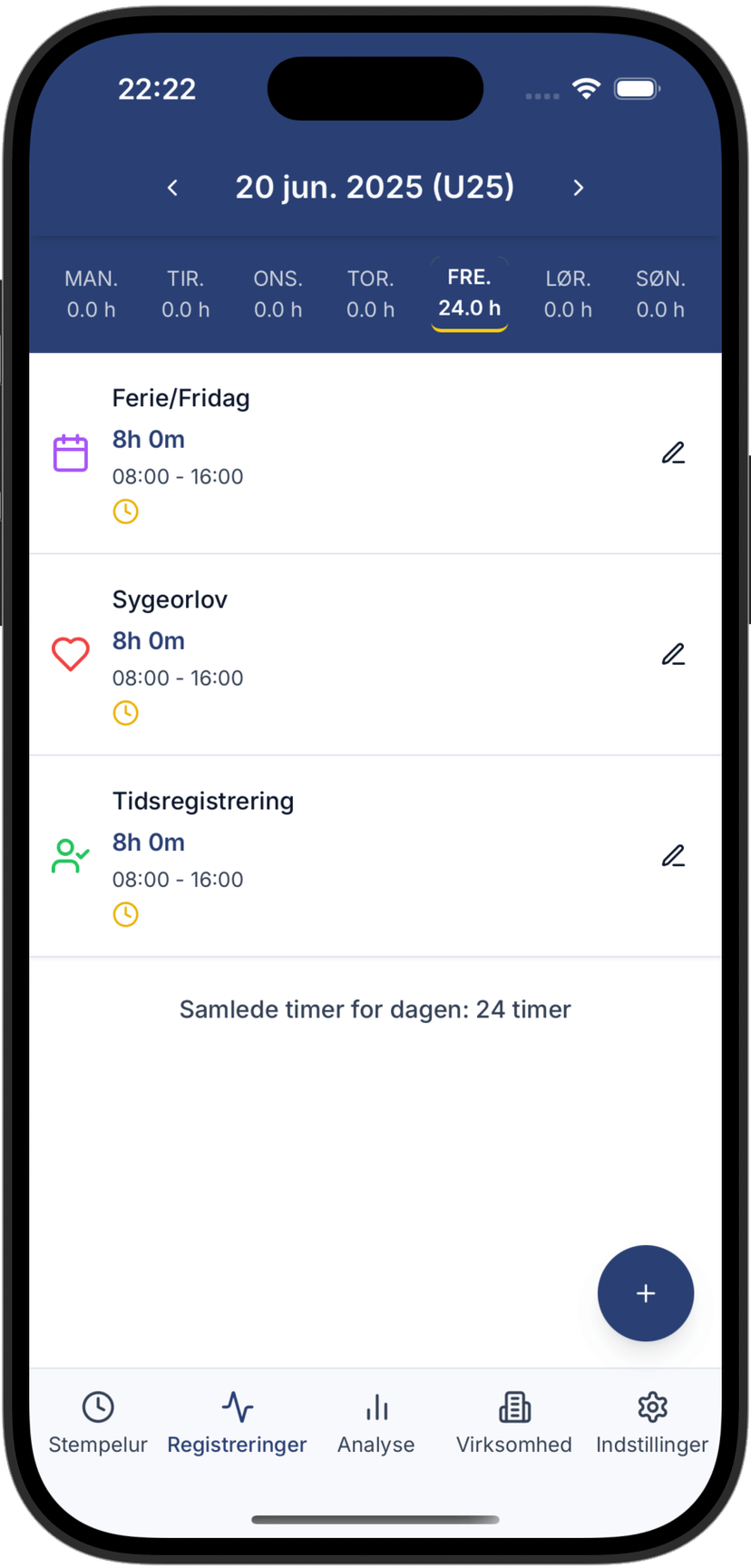 Detailed Activity Log